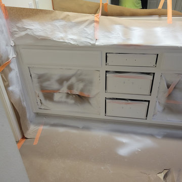 During the Painting Process