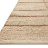 Loloi II Bodhi BOD04 Ivory and Natural Area Rug, 5'0"x7'6"