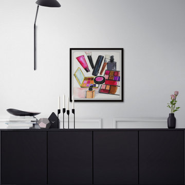 "Must Have Makeup" Framed Painting Print