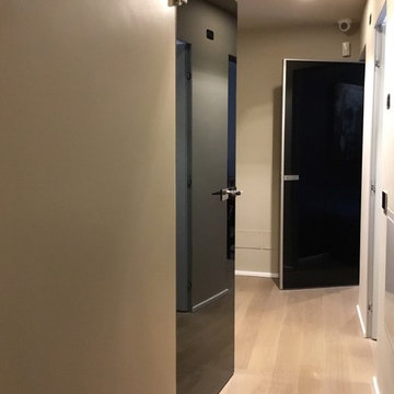 Porte in vetro per il corridoio