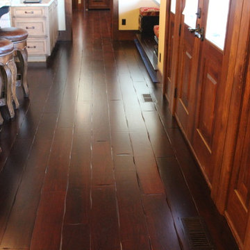 Thermo Modified Hickory Floors - St Louis Residence