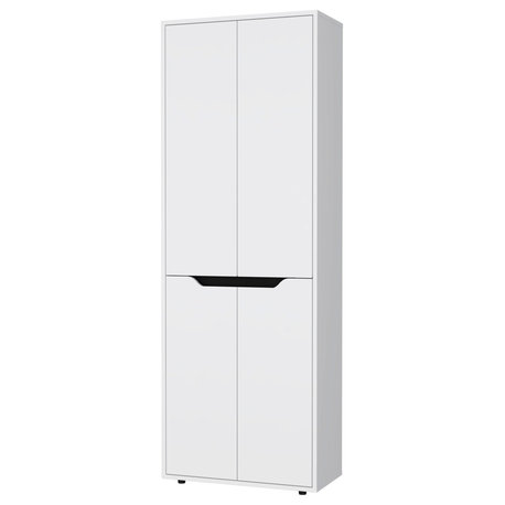 Keyser Multistorage Kitchen Pantry with 5 Shelves and 4 Doors