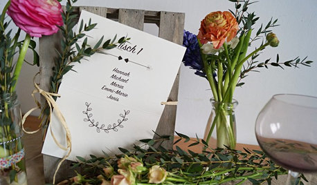 Tischdeko zur Hochzeit: DIY-Ideen im Boho-Stil