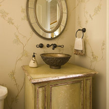 painted bathroom cabinets