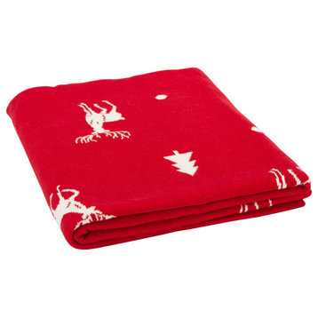 Safavieh Miracle Throw, Red, 50"x60"