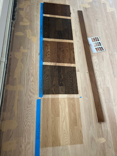 Stain for white oak floors