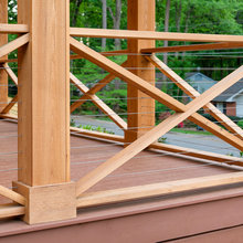 Screen porch & stairs idea