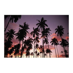ArtisticHomeowner.com - Palm Trees in Hawaii Mural - Wallpaper