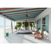 Hunter 52" Coral Bay Weathered Copper Damp Rated Ceiling Fan With LED Light Kit