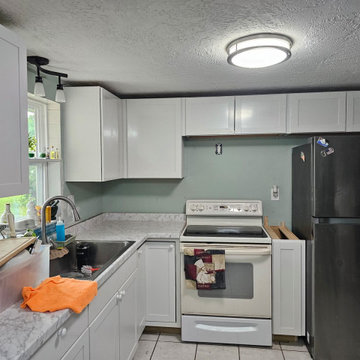 Kitchen and Laundry Cabinet Installation