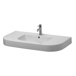 Happy D. Series White Furniture Washbasin 39 Inch By Duravit - Bathroom Sinks