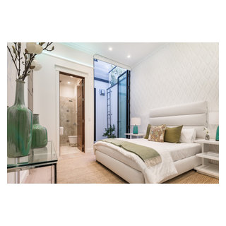 Light flooded basement bedroom - Modern - Basement - San Francisco - by ...