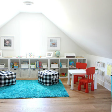 A Pure White Family-Friendly Home