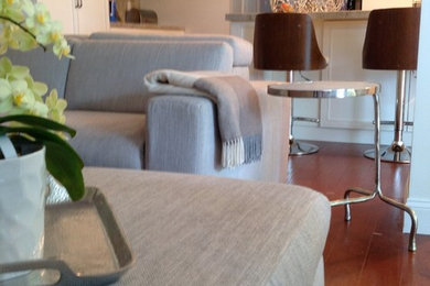 Inspiration for a contemporary family room remodel in San Francisco