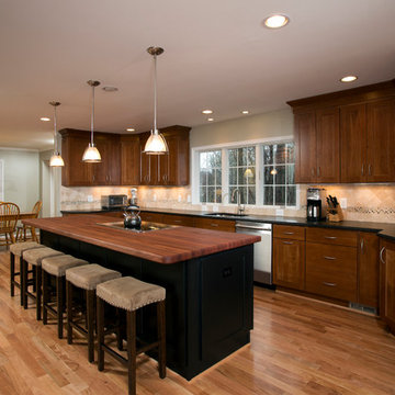 Green and Contemporary Style Home Remodeling in Reston VA