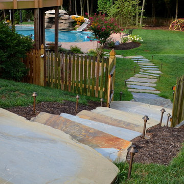 Chantilly Pool, Grottoe, Spa, & Firepit