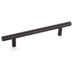 Cosmas - Cosmas 305-128ORB Oil Rubbed Bronze 5&rdquo; CTC (128mm) Euro Bar Pull - 5" (128mm) Hole Centers