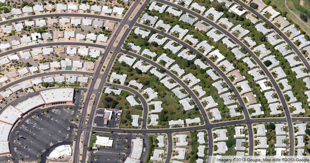 Traditional  America's Housing Patterns from Above