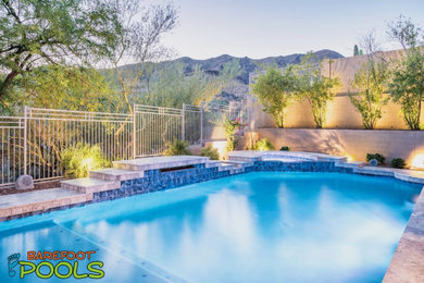 Example of a transitional pool design in Phoenix