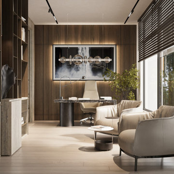 Highlight Harmony — Modern Interior Design with Natural Materials and Light Bala