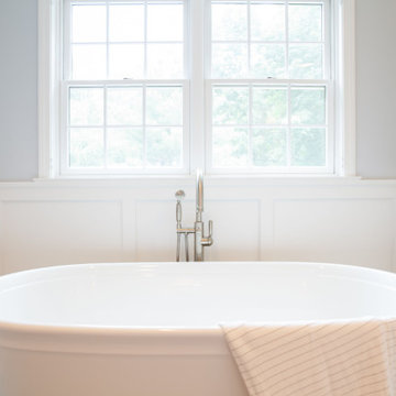 Stunning Traditional Master Bathroom in Simsbury