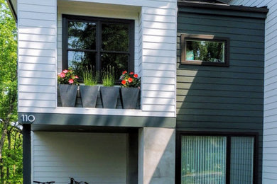 Contemporary exterior home idea in Baltimore
