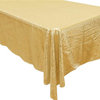 Rectangle Sequined Tablecloth, Gold, 90"x132"