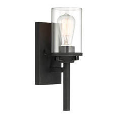 Jedrek 1-Light Wall Sconce, Black