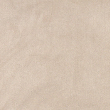 Beige Microsuede Suede Upholstery Fabric By The Yard