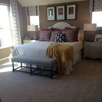 David Weekley Model Home Master Bedroom