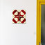 Hearts Ceramic Tile Mural, 4 Tiles