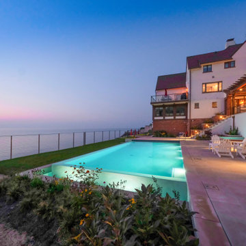Lakeside Retreat with this Exquisite and Sophisticated Pool & Spa Oasis