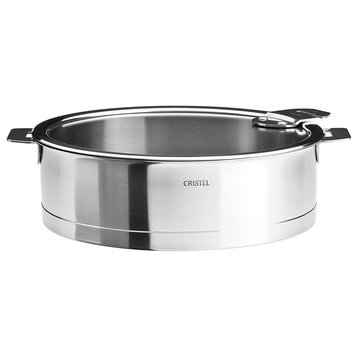 Cristel Strate Saute Pan With Glass Lid, 4.5 Qt