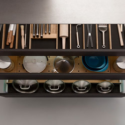 Leicht Collection 2016-Cabinets insert and storage innovation - Kitchen Cupboard Organisers