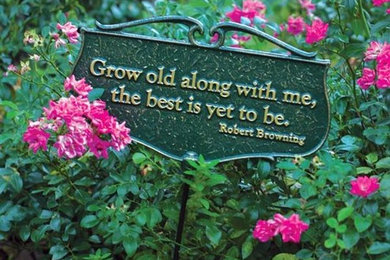 Grow Old Along with Me Garden Stake