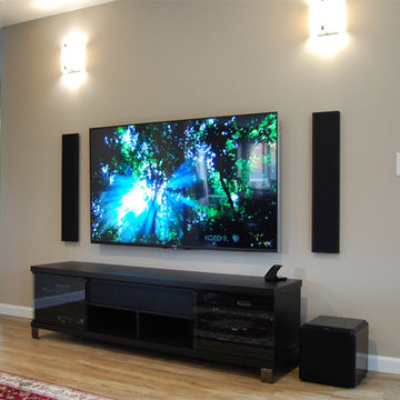 Family room surround sound