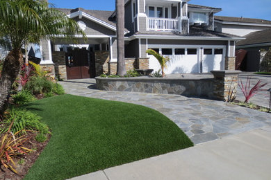 Inspiration for a timeless exterior home remodel in Orange County