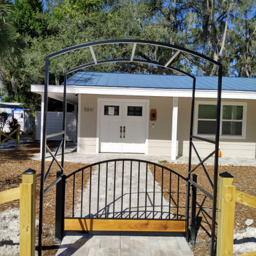 Arbor and Gate Entryway