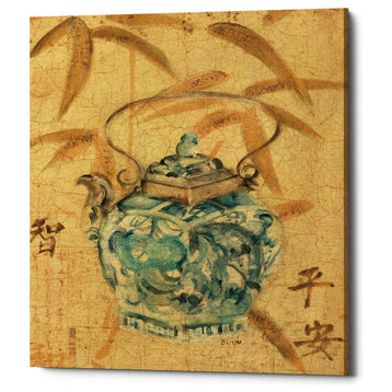 Epic Graffiti 'Asian Teapot II' by Cheri Blum, Giclee Canvas Wall Art, 20"x24"