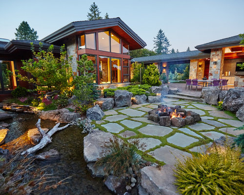 Backyard Fire Pit | Houzz