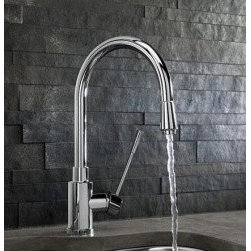 Blanco BLANCOKONTROLE Kitchen Faucet With Metal Pull-Down Spray 440597 - Kitchen Faucets