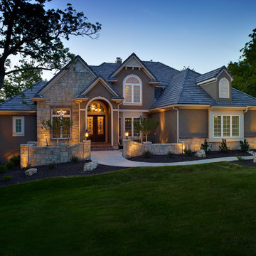 Outdoor House Lighting (Before & After)