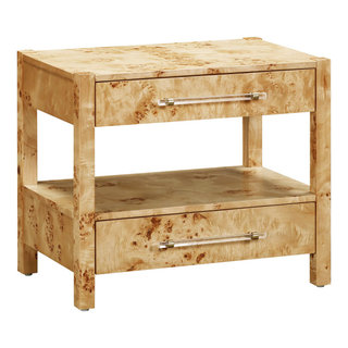 Brandyss Natural Nightstand - Stylish Bedside Table