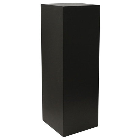 Display Column and Pedestal, Satin Black, Medium