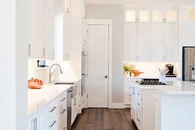 Transitional kitchen photo in Austin