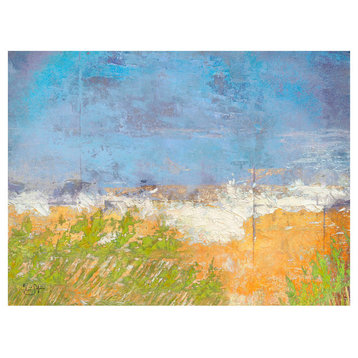 Lisa Sofia Robinson "Beach Grass" Painting Art Print, 9"x12"