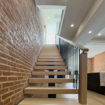 Project #145 | Modern Staircase Renovation in Victorian Townhouse