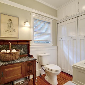 Half Bath with Convenient Laundry