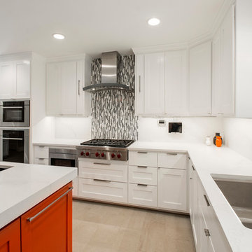 Modern Kitchen, Laundry Room and Guest Bath Remodel