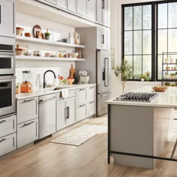 23.8 cu. ft. 36" Counter-Depth French Door Platinum Interior Refrigerator with P - Refrigerators